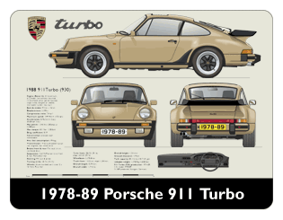 Porsche 911 Turbo 1978-89 Mouse Mat